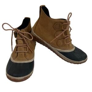 Sorel Tivoli Duck Boots Women's Size 6.5 Tie Waterproof Snow Boots Winter Spring